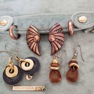 Vintage Copper Earring Collection